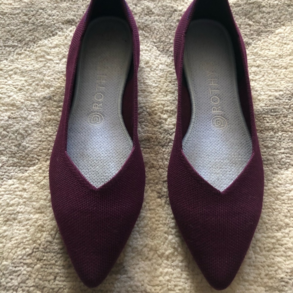 Rothy’s Aubergine Merino Points